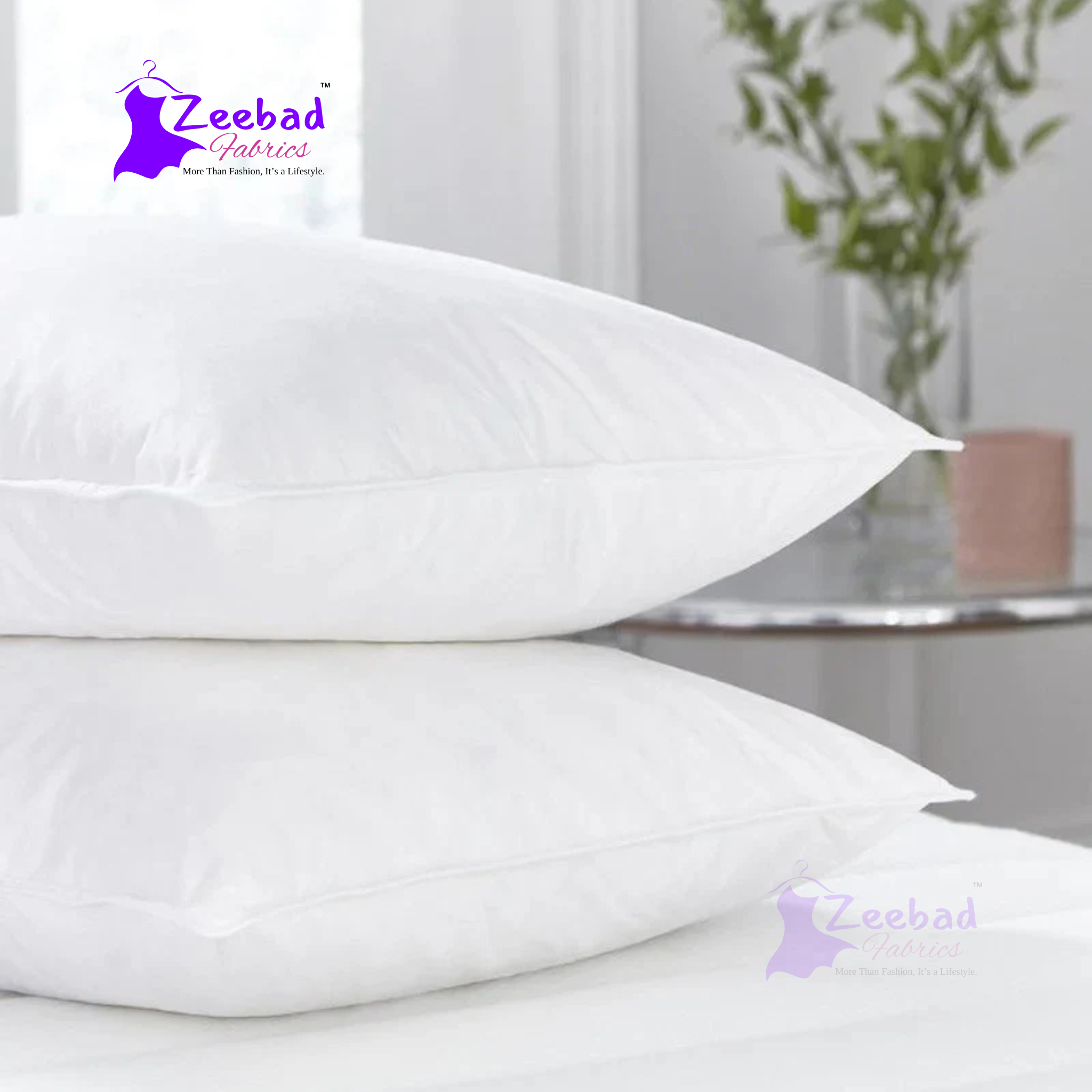 Vacuum Packed Luxury Pillows - Pack of 2