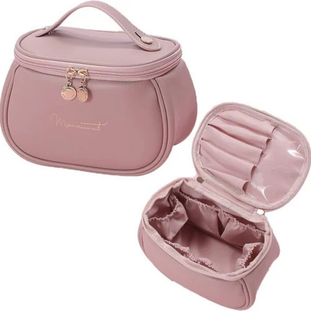 Cute PU Makeup Bag For Women Toiletries Organizer