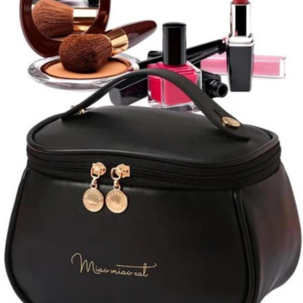 Cute PU Makeup Bag For Women Toiletries Organizer