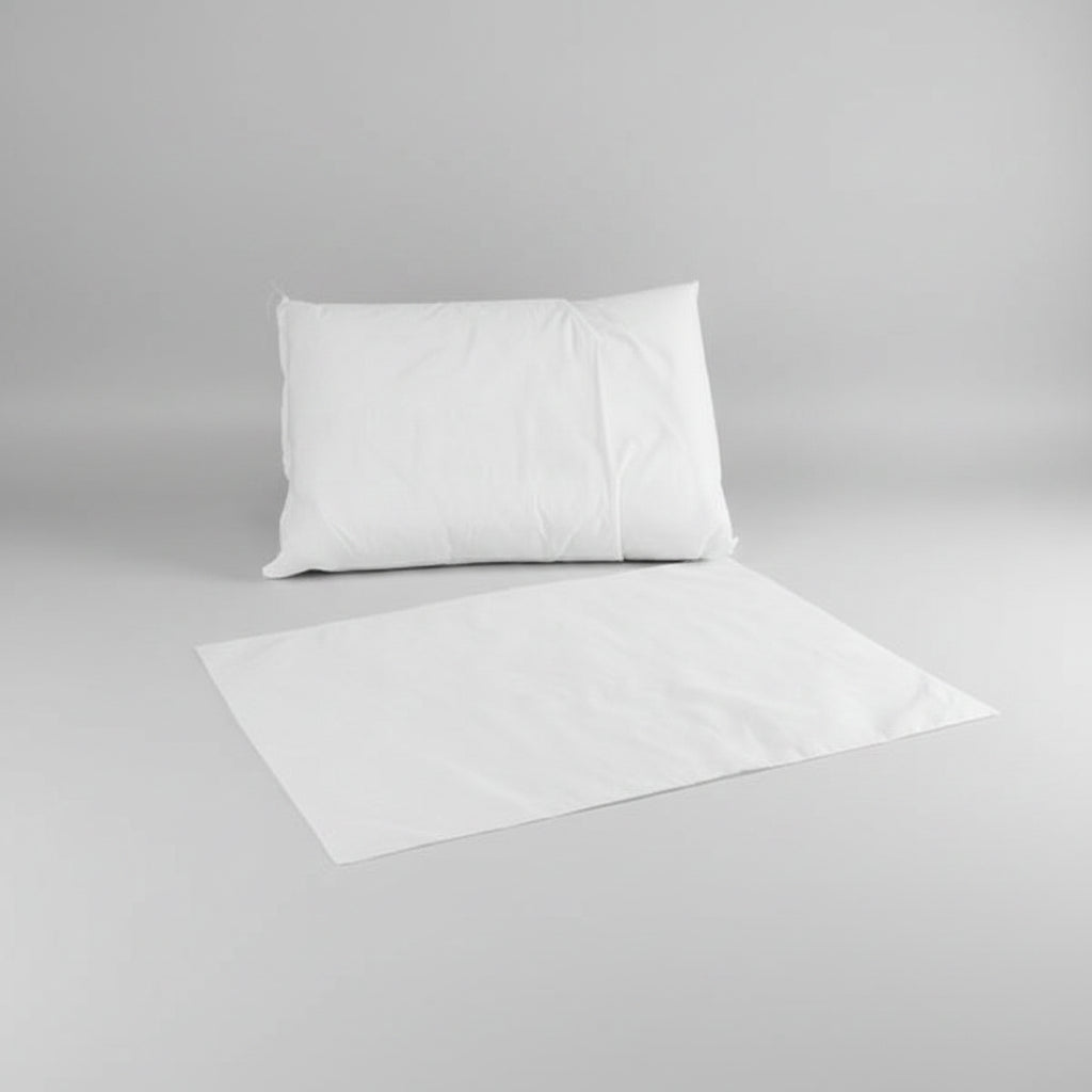 10 Pack Zippered Non-Woven Pillow Cases - Eco-Friendly Disposable Covers - Zeebad Pillow's