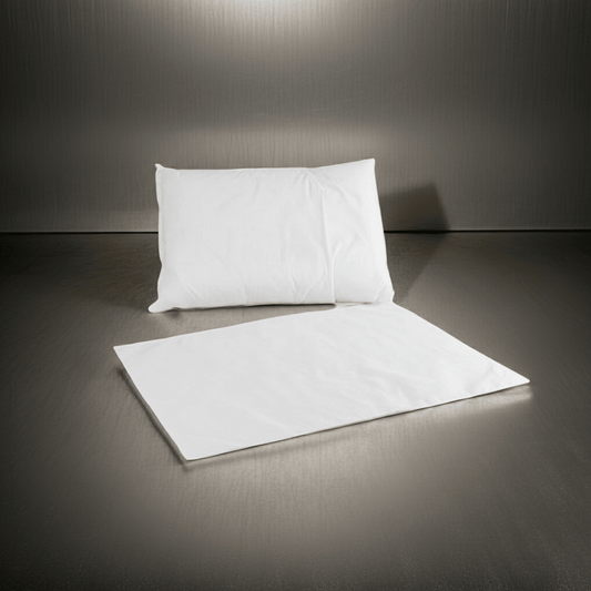 10 Pack Zippered Non-Woven Pillow Cases - Eco-Friendly Disposable Covers - Zeebad Pillow's