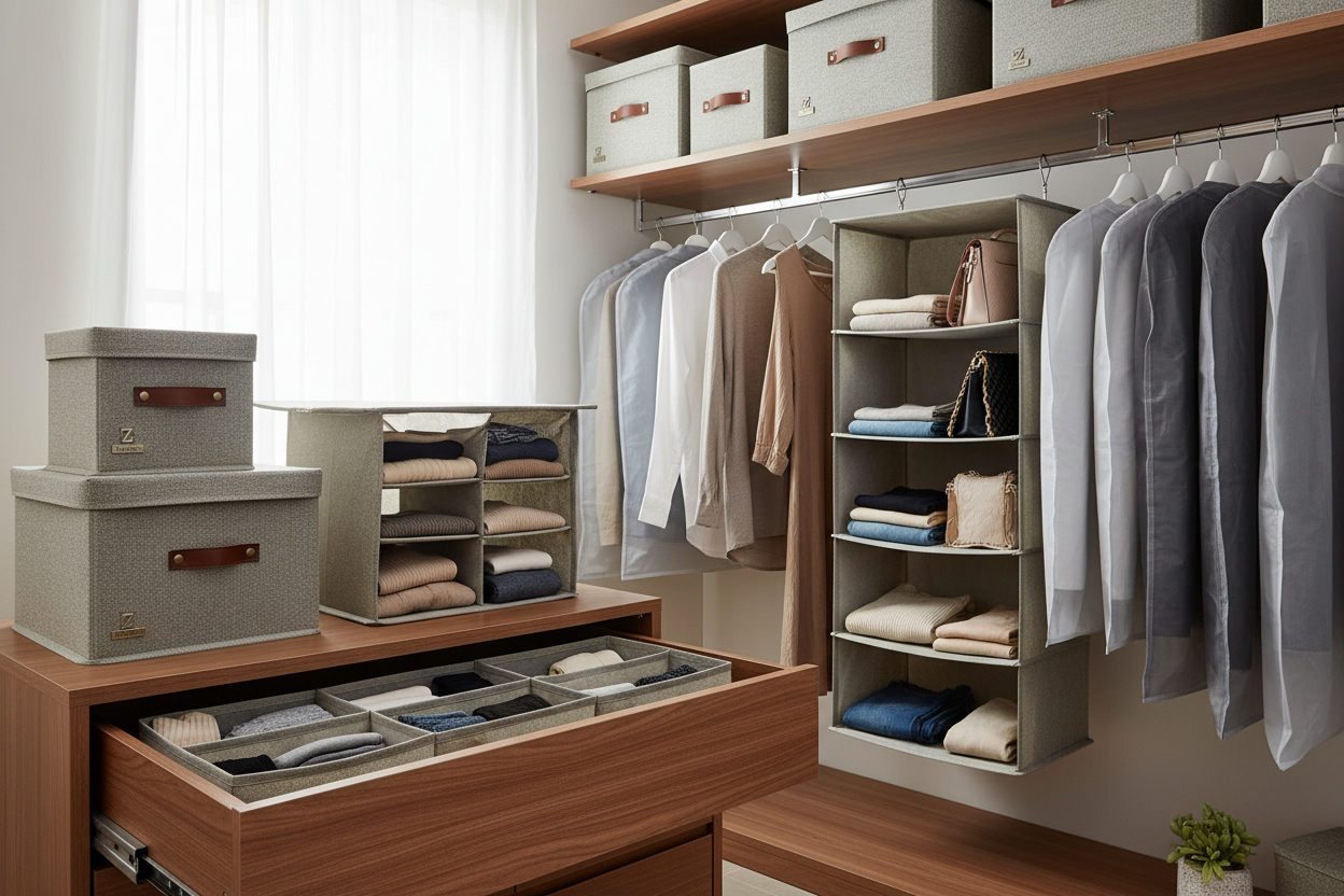 Shop stylish fabric and wardrobe organizers from ZEEBAD. Modern designs, premium materials, and elegant storage solutions delivered across Pakistan.